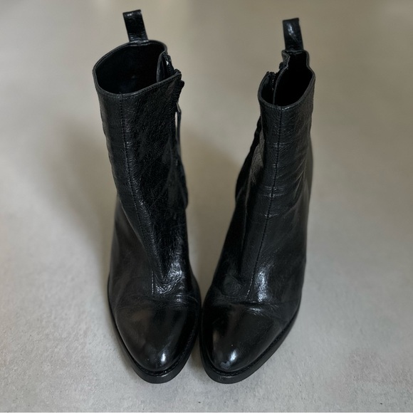 Zara Leather Ankle Boots - Picture 2 of 13